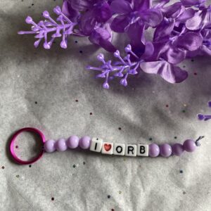 I <3 ORB - Pink Loop Keychain
