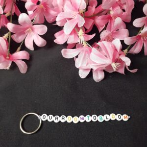 Our Room To Bloom multicolored keychains